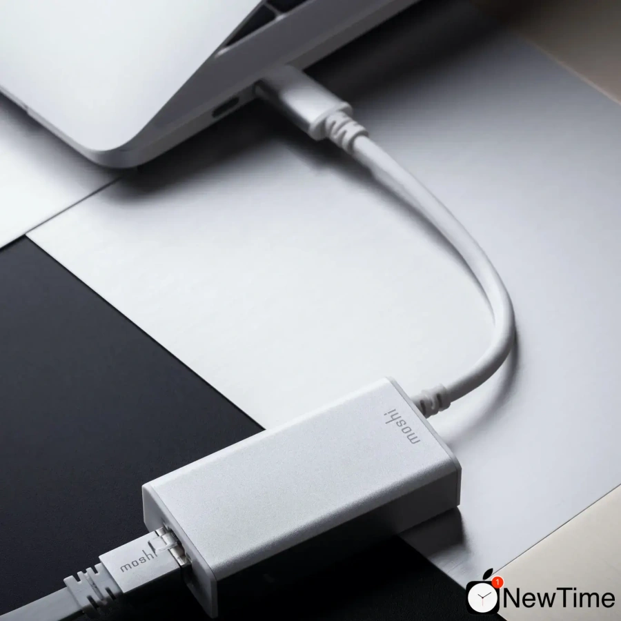 Адаптер Moshi USB-C to Gigabit Ethernet Adapter (99MO084203)